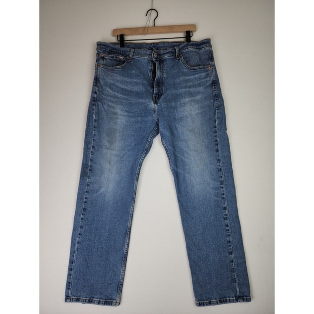 Levi's 505 Men's Cotton Jeans - Stonewash 40x30 Blue
